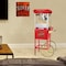 Great Northern Popcorn Pasadena Popcorn Machine with Cart Popper Makes 3 Gallons, 8-Ounce Kettle, Drawer, Tray, Scoop (Red) 387566MZB - alternate 3